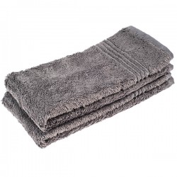 Set van 5 Stuks Bamboe Gastendoek, Grijs, 50x30cm Set van 5 Stuks 