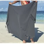 Extra Large Hamamdoek – Voor Strand, Sauna & Meer |95 x 215 cm | Antraciet
