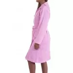 Dames Badjas met ritssluiting van Bamboe, Roze Dames Badjas met ritssluiting van Bamboe, Roze