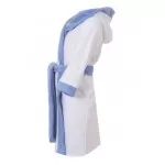 Kinderbadjas , 100% van Katoen Blauw