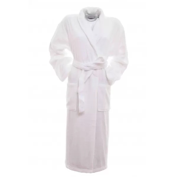 Extra Zachte Badjas – Microcotton, Wit, 100% Katoen