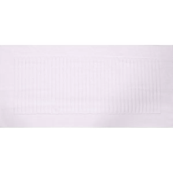 Badmat van Bamboe Badstof  Wit 50x100cm of 70x120cm
