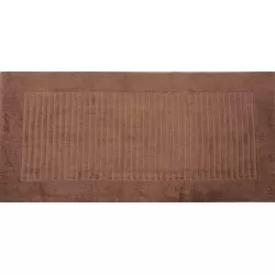 Badmat van Bamboe Badstof  Bruin 50x10cm of 70x120cm