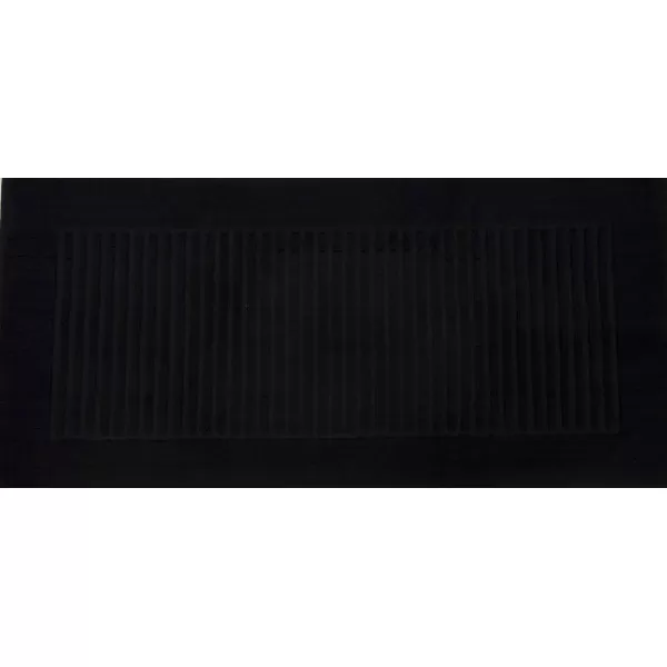 Badmat van Bamboe Badstof  Zwart 50x100cm of 70x120cm 