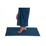 Badmat van Bamboe Badstof  Petrol blauw 50x100cm of 70x120cm