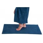 Badmat van Bamboe Badstof  Petrol blauw 50x100cm of 70x120cm