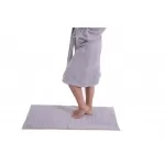 Badmat van Bamboe Badstof  Grijs 50x10cm of 70x120cm