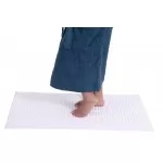 Badmat van Bamboe Badstof  Wit 50x100cm of 70x120cm
