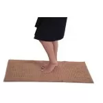 Badmat van Bamboe Badstof  Bruin 50x10cm of 70x120cm
