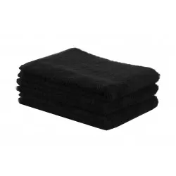 Set van 5 stuks Bamboe Gastendoeken – Zwart – 30x50 cm