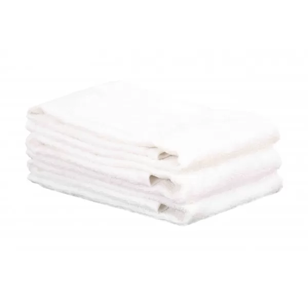 Set van 5 stuks Bamboe Gastendoeken – Wit – 30x50 cm