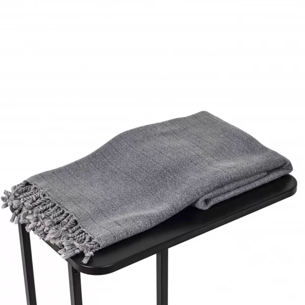 Superzachte Bamboe Hamamdoek – Grijs – Extra Dik & Antibacterieel – 85x180 cm