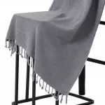 Superzachte Bamboe Hamamdoek – Grijs – Extra Dik & Antibacterieel – 85x180 cm