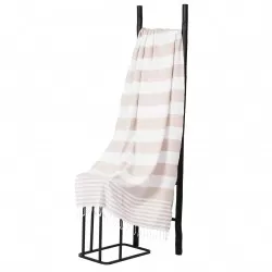 Zomerse Hamamdoek – Katoen – Wit/Crème Gestreept – Licht & Sneldrogend – 95x175 cm