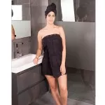 Luxe Haarhanddoeken van Bamboe – Set van 2 | Sauna & Douche | 30x70 cm | Zwart Luxe Haarhanddoeken van Bamboe – Set van 2 | Sauna & Douche | 30x70 cm | Zwart