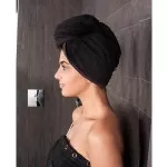 Luxe Haarhanddoeken van Bamboe – Set van 2 | Sauna & Douche | 30x70 cm | Zwart Luxe Haarhanddoeken van Bamboe – Set van 2 | Sauna & Douche | 30x70 cm | Zwart