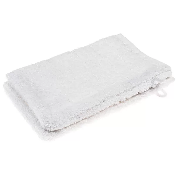 Set van 5 stuks Bamboe Washandjes – Wit – 16x21 cm