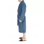 Zijdezachte Bamboe Badjas – Petrol Blauw Comfort voor Thuis